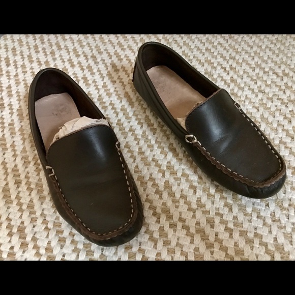 boys leather moccasins